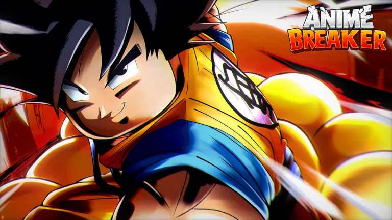 Official Roblox store thumbnail 6 of 6 for the game, showing an anime-style fighter